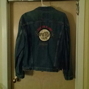 Hard Rock Cafe London denim jacket